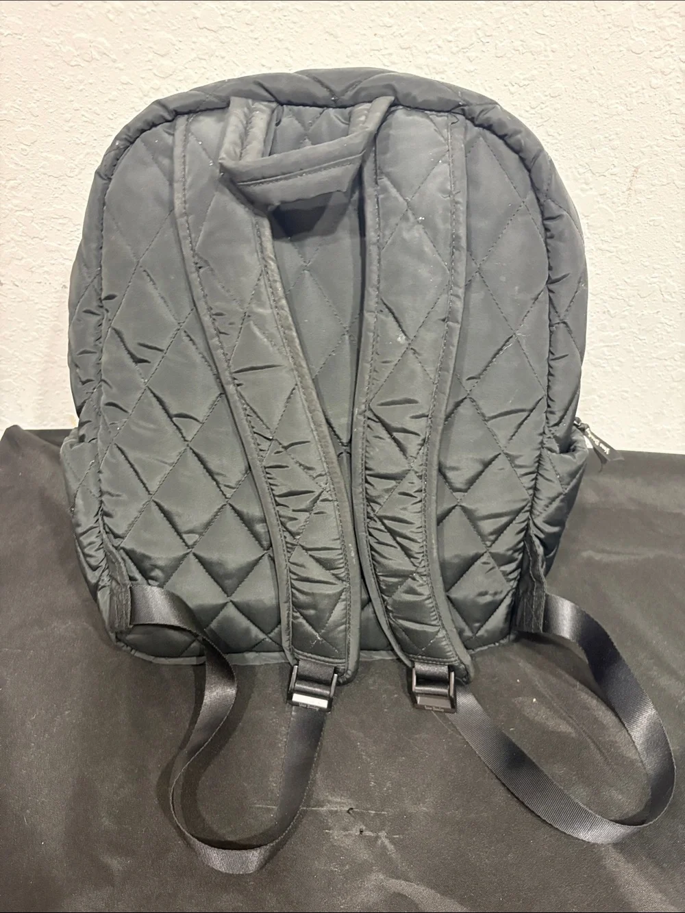Vera Bradley Black Quilted Backpack